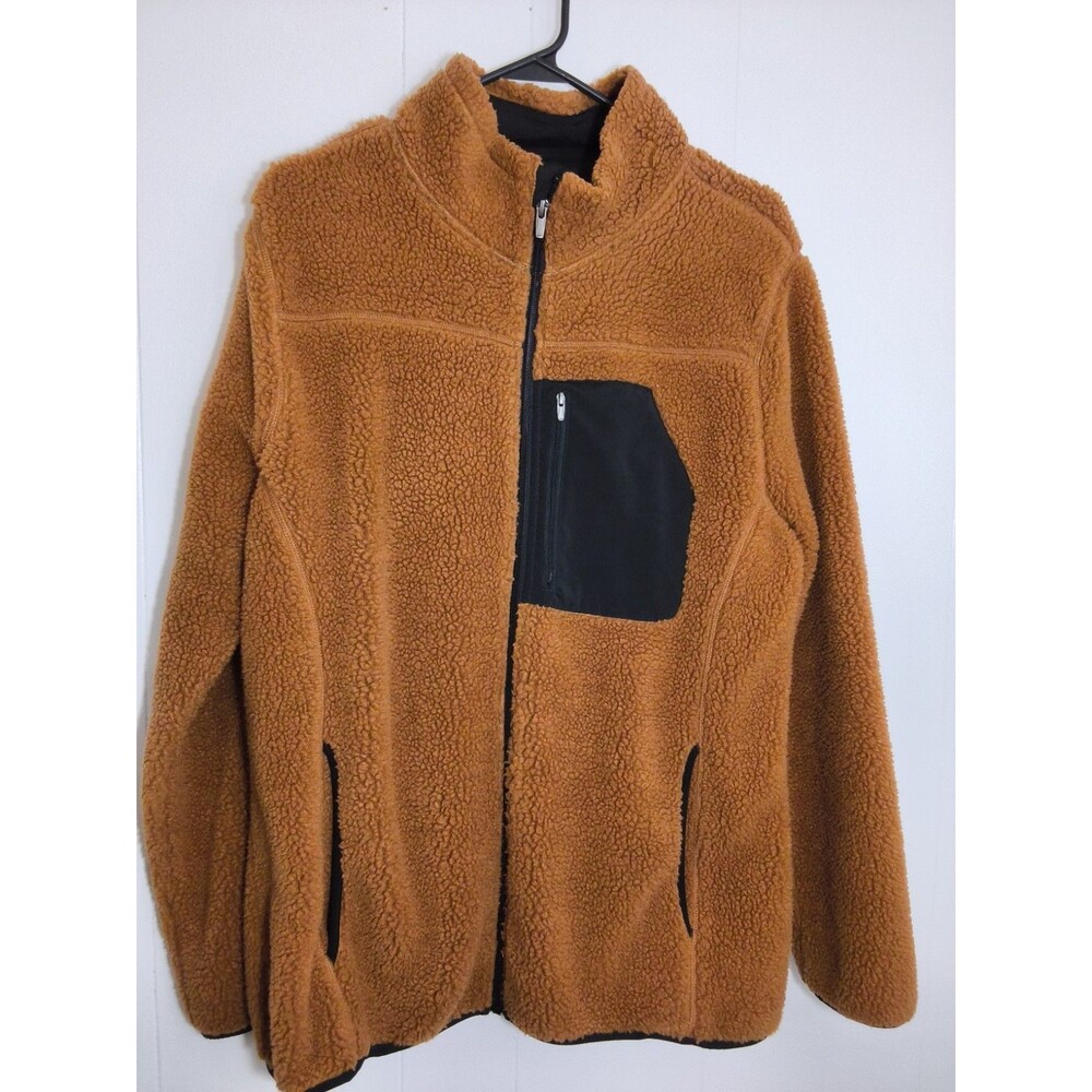 Athlux Fleece Jacket  Brown Size XL 16-18